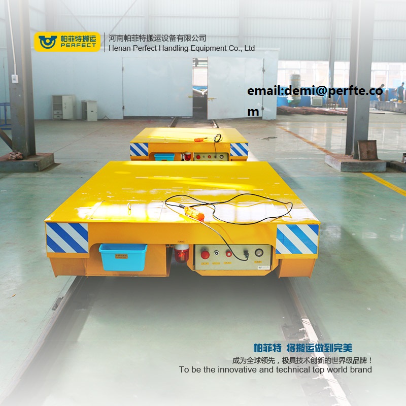 handling material transport truck on track 